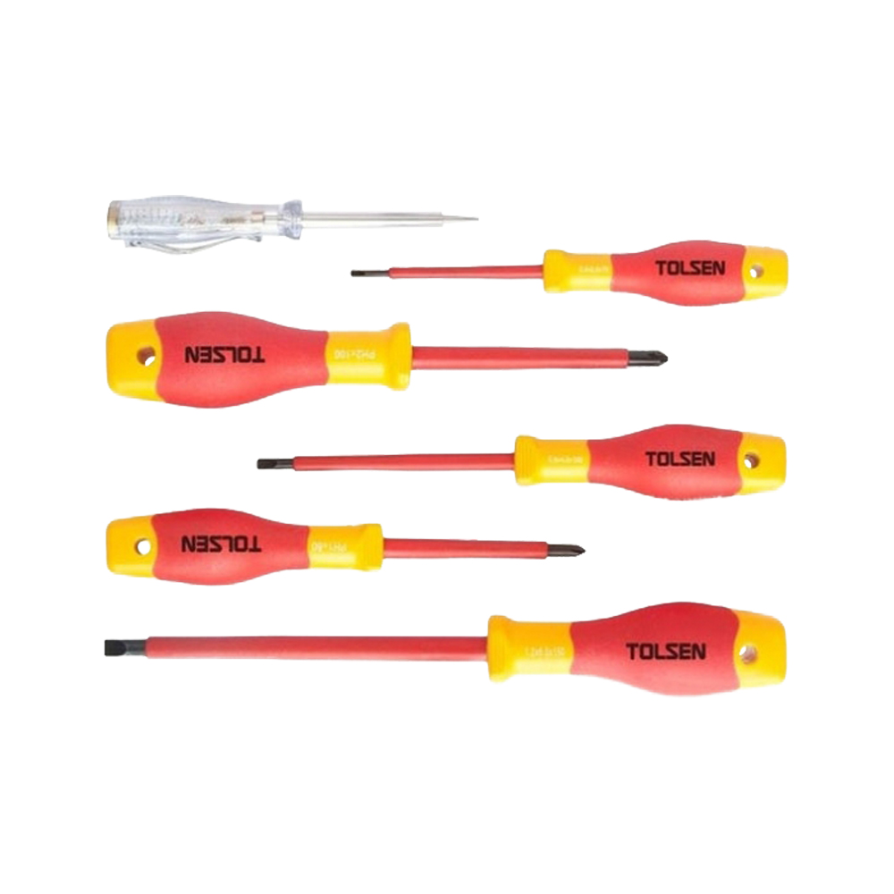 Set Cacciaviti Misti Isolati 6 Pezzi Premium VDE Line TOLSEN