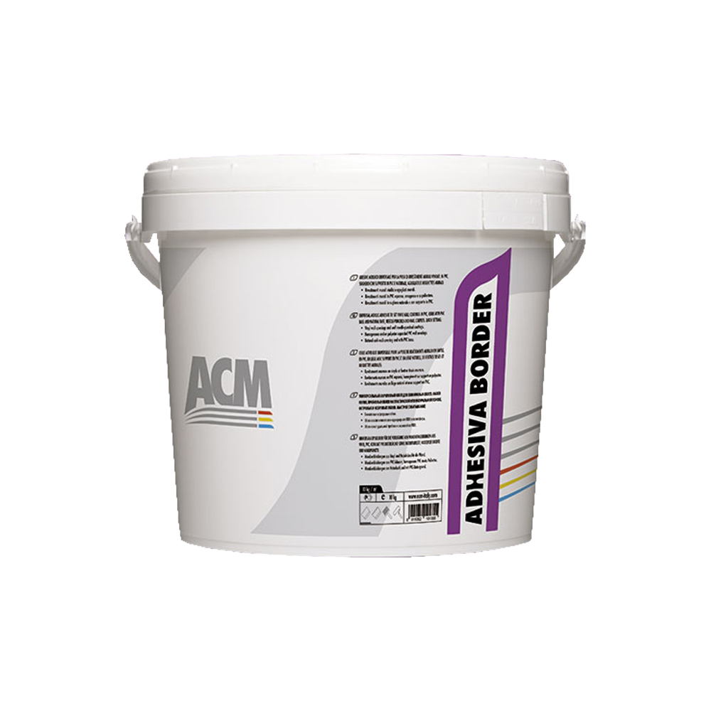 Adhesiva border 700 gr acm - adesivo speciale psa per bordi decorativi.