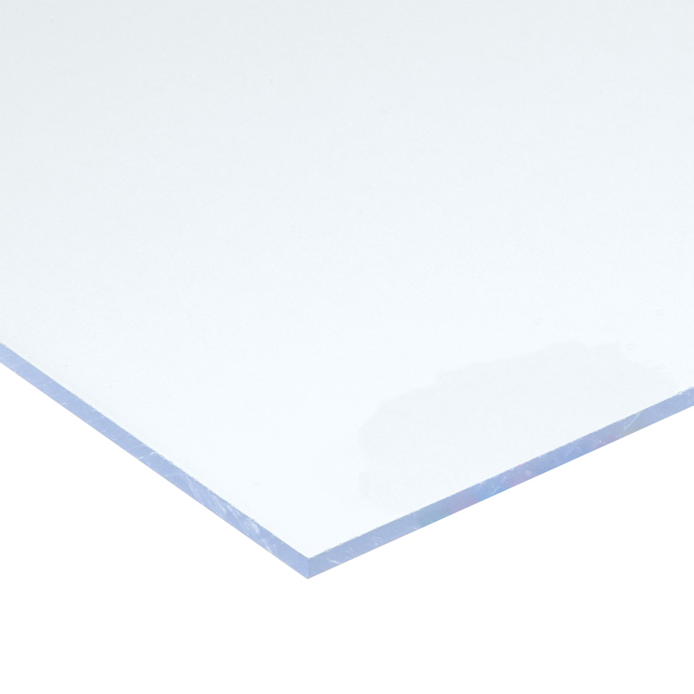 POLIVER Plexiglass Sintetico Trasparente 100x100 cm - Spessore 2.5 mm