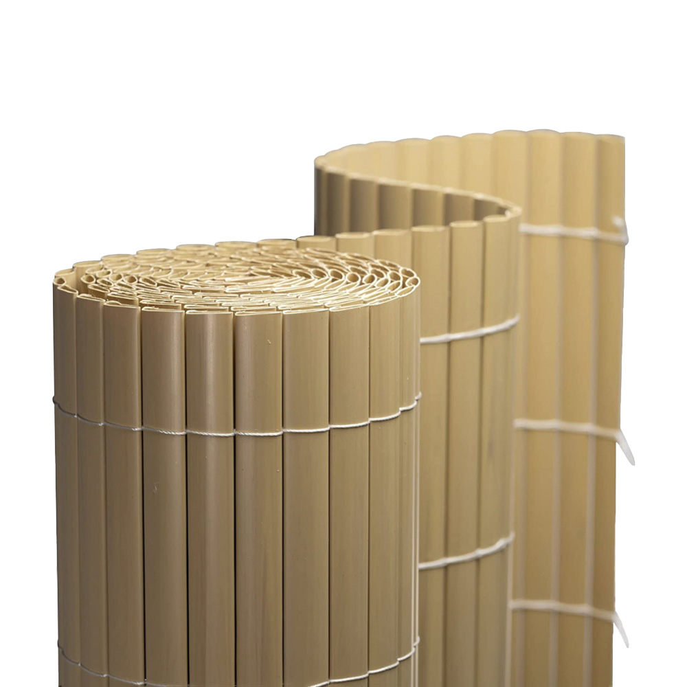 Arella Doppia Ombreggiante in PVC Bamboo 100x300 cm FERLIVING - Beige