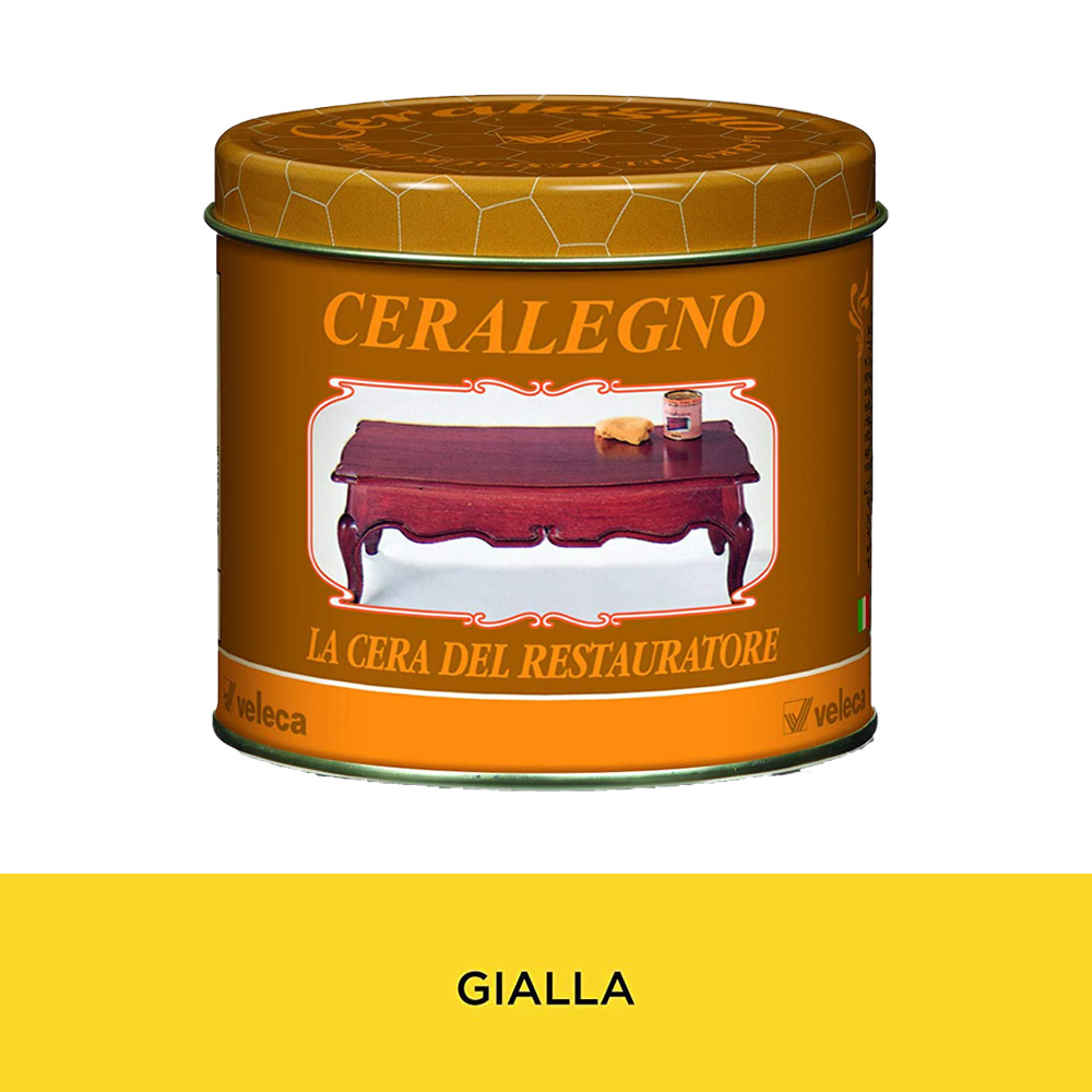 Ceralegno per Lucidare e Proteggere Legno 500 ml VELECA - Giallo