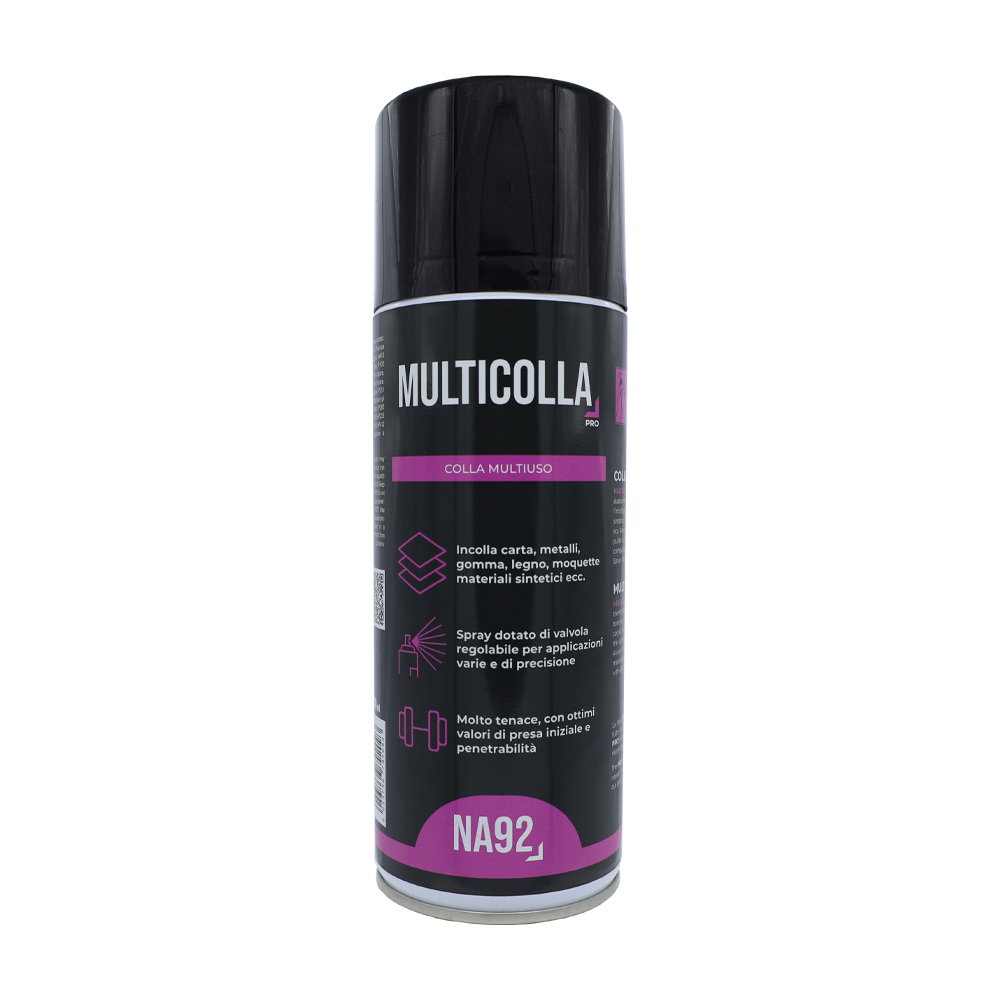 Colla multiuso professionale na92 multicolla 400 ml - valvola regolabile.