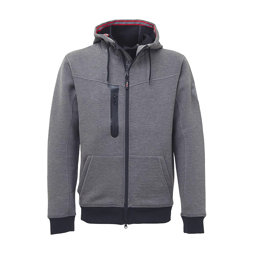 Felpa Full Zip con Cappuccio Performance Tasty Grey Meteorite U-POWER - Taglia S