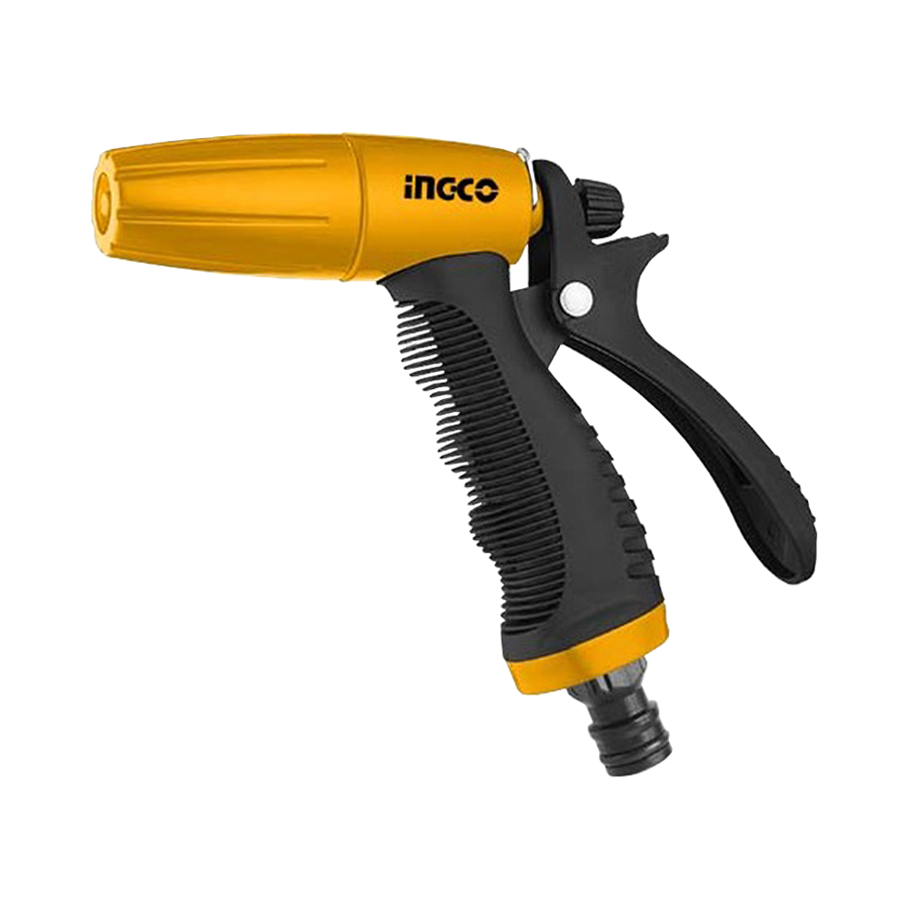 Pistola per irrigazione regolabile 3 getti ingco - adattatore 3/4.