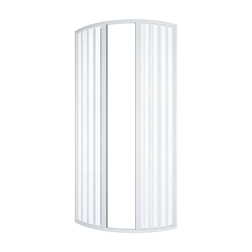 Box Doccia Circolare a Soffietto 75x185h cm FERLIVING - Modello Ilaria Bianco