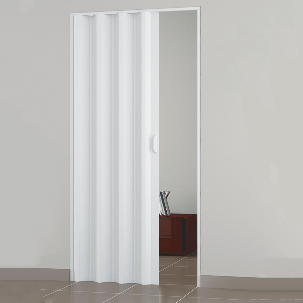 Porta a Soffietto con Maniglia 100x214h cm FERLIVING - Bianco