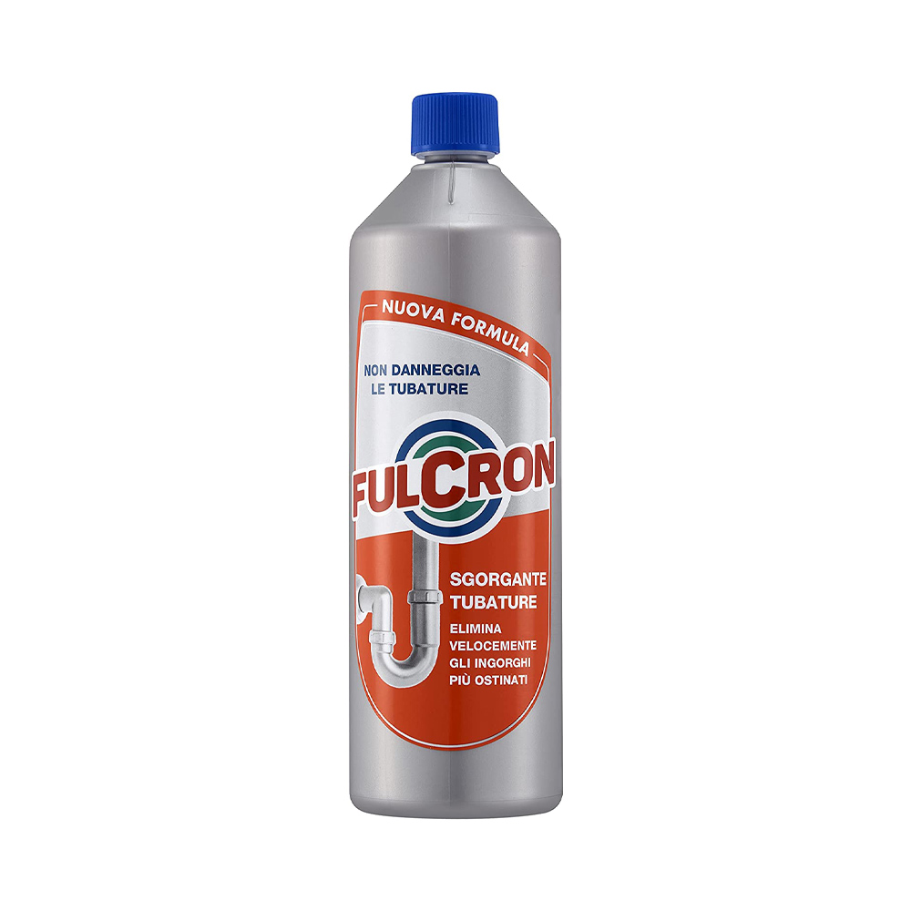Sgorgante Tubature 1 Lt FULCRON - Disotturante per Bagno e Cucina