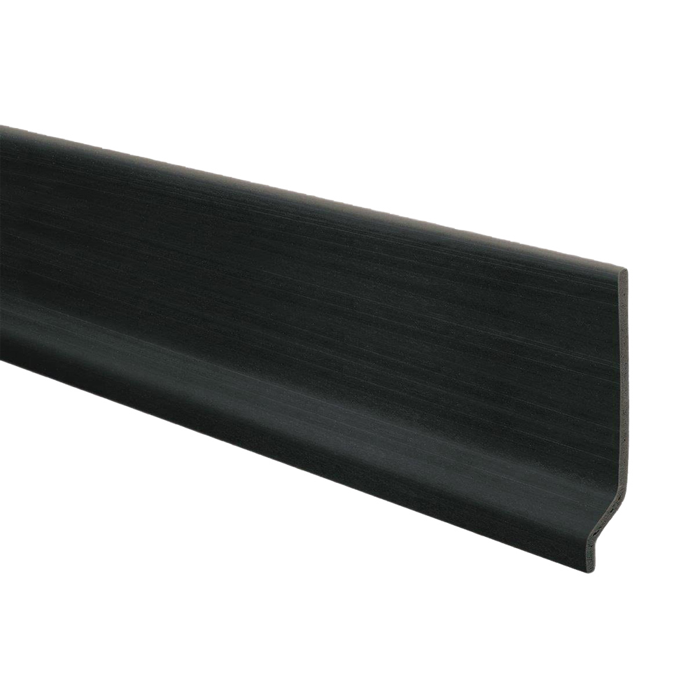 Battiscopa in pvc espanso nero 70x9 mm - 2 metri lineari.