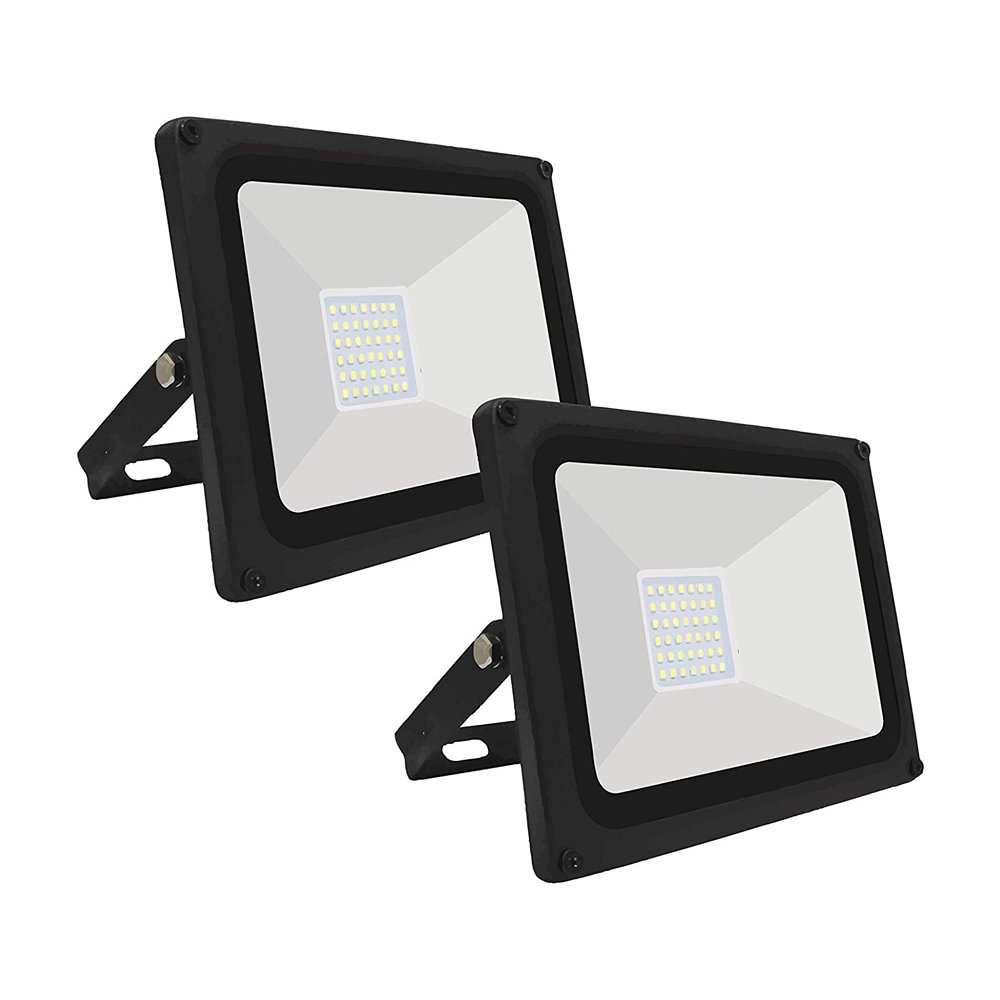 Faretto LED 50W PEGASO 2 Pezzi - Luce Fredda 6000K - 20.000 Ore di Lavoro - IP65