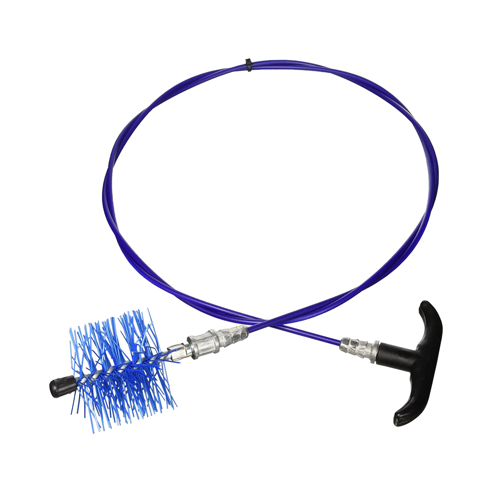 Kit Pulizia Tubi di Stufe a Pellet - Scovolo Nylon e Prolunga 2 mt