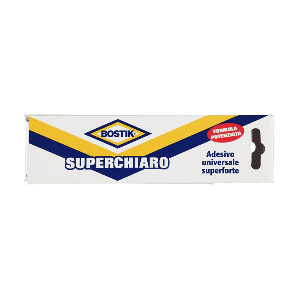 Colla a Contatto Superchiaro 125 gr BOSTIK - per Plastica, Pelle, Legno e Cuoio