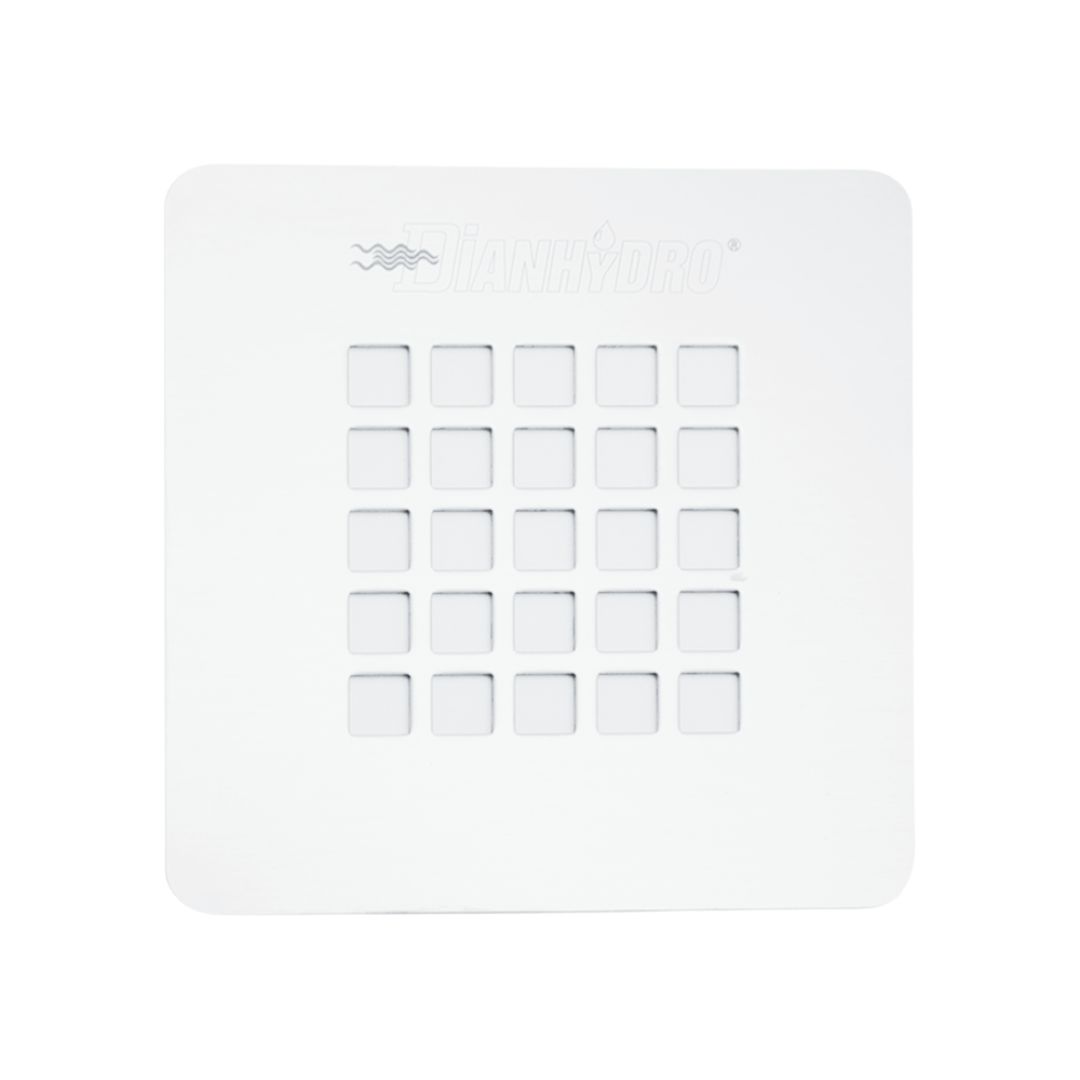 Griglia per Piatto Doccia Serenity Inox - 12,5 x 12,5 cm - Colore Bianco