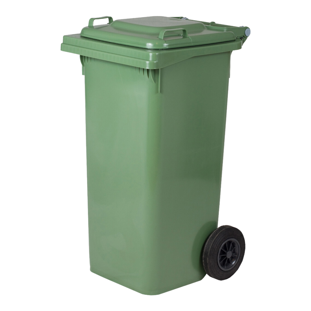 Secchio Pattumiera con Ruote 120 LT FERLIVING - Verde