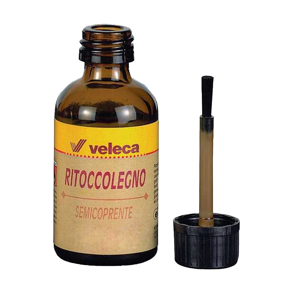 Ritoccolegno semi-coprente 25 ml veleca - bianco ceramico.