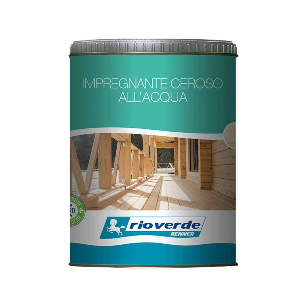 Impregnante Ceroso ad Acqua RC 1130 750 ml RIOVERDE - Teak/Larice