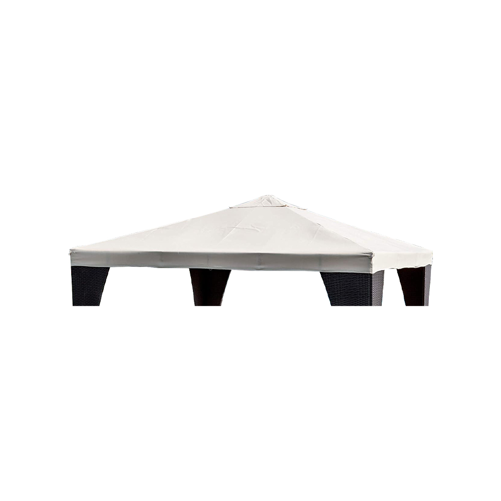 Top di ricambio per gazebo - poliestere bianco - ferliving 3x3 mt.