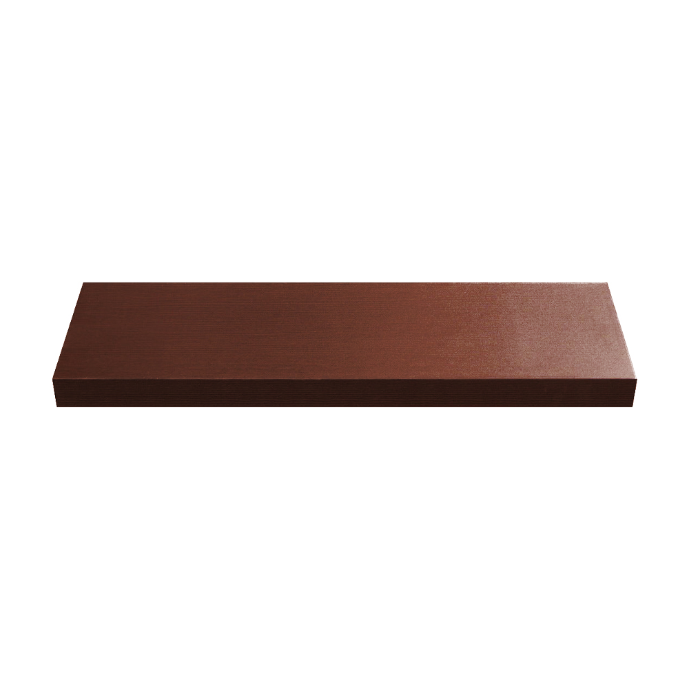Mensola Squadrata in Legno FERLIVING - Ciliegio 100x30x1,8 cm