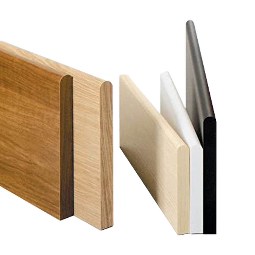 Mensola in Legno con Bordo Stondato FERLIVING - Ciliegio 80x20x1,8 cm