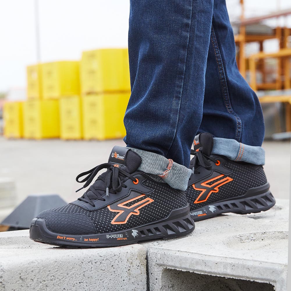 Scarpa Antinfortunistica Bassa Red Leve Peter Tg.43 U-POWER - S3 SRC CI ESD