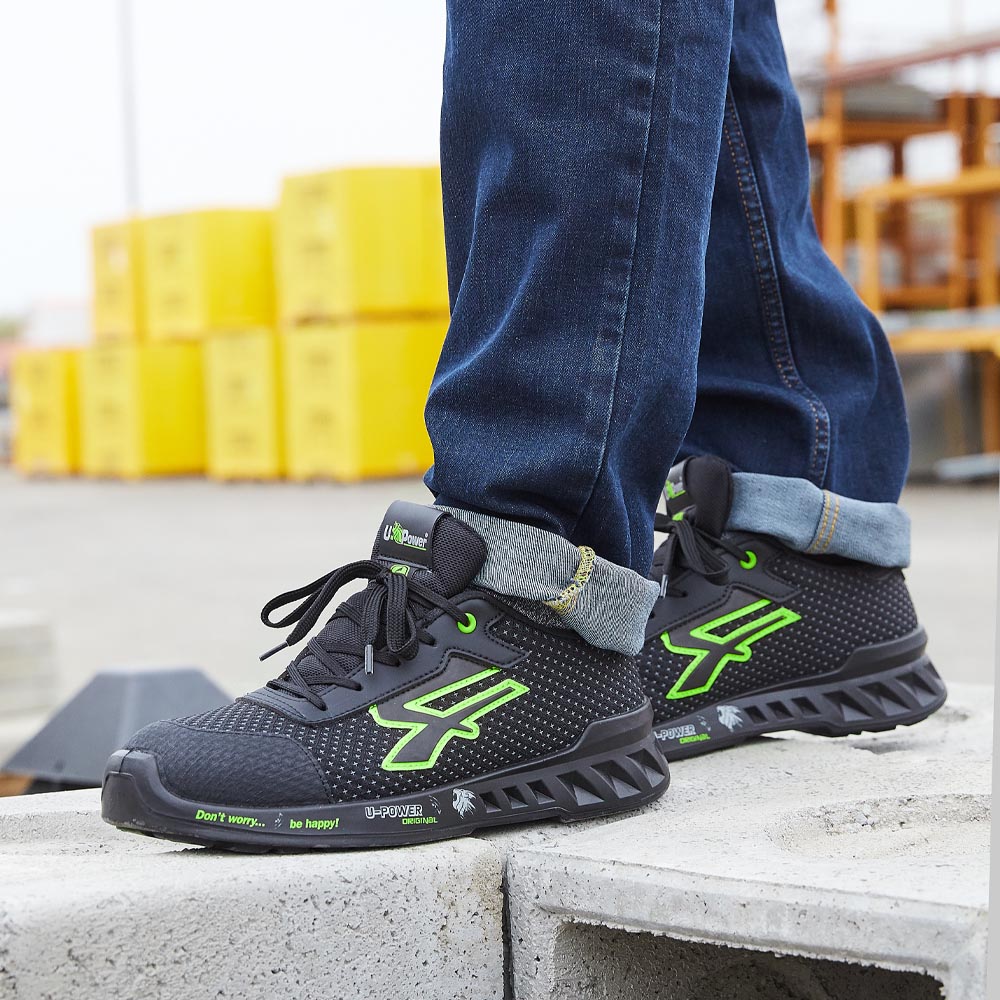Scarpa Antinfortunistica Bassa Red Leve Steve Tg.47 U-POWER - S3 SRC CI ESD