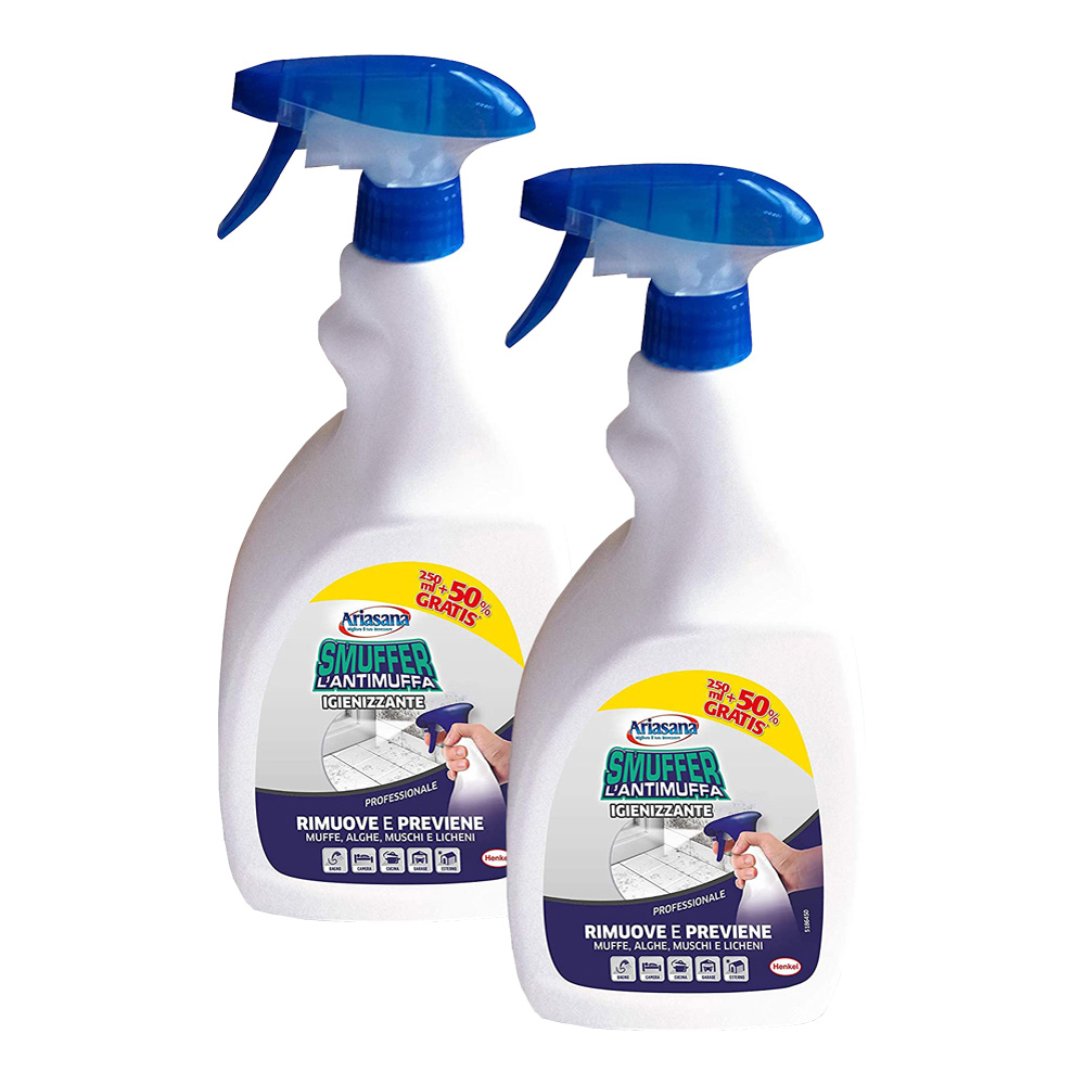 x2 Liquido Antimuffa Smuffer Consumer 375 ml ARIASANA - Conf. 2 pz