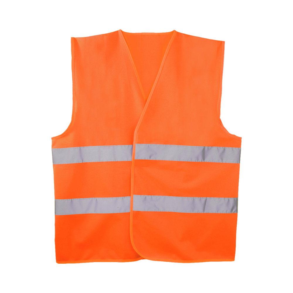 Gilet ad alta visibilit� arancione omologato ferwork - taglia unica.