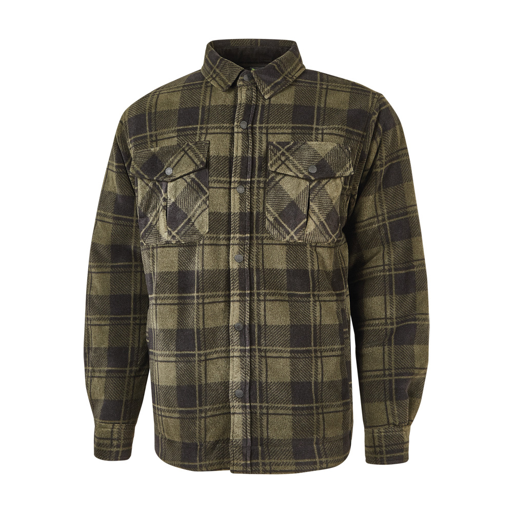 Camicione in Pile Exciting Willow Dark Green U-POWER - Taglia XL