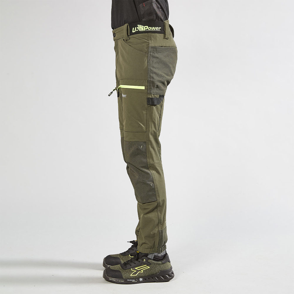 Pantaloni da Lavoro U-Supremacy Horizon Dark Green U-POWER - Taglia L