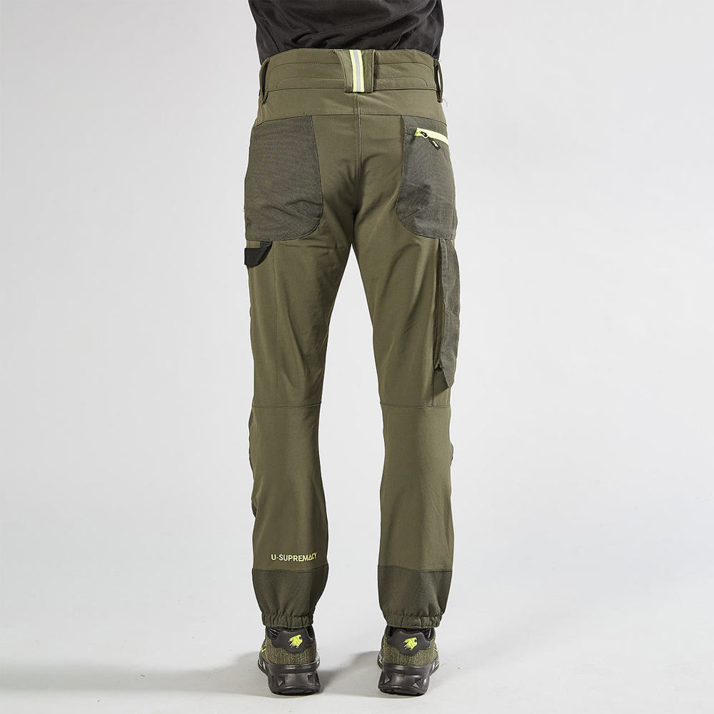 Pantaloni da Lavoro U-Supremacy Horizon Dark Green U-POWER - Taglia L