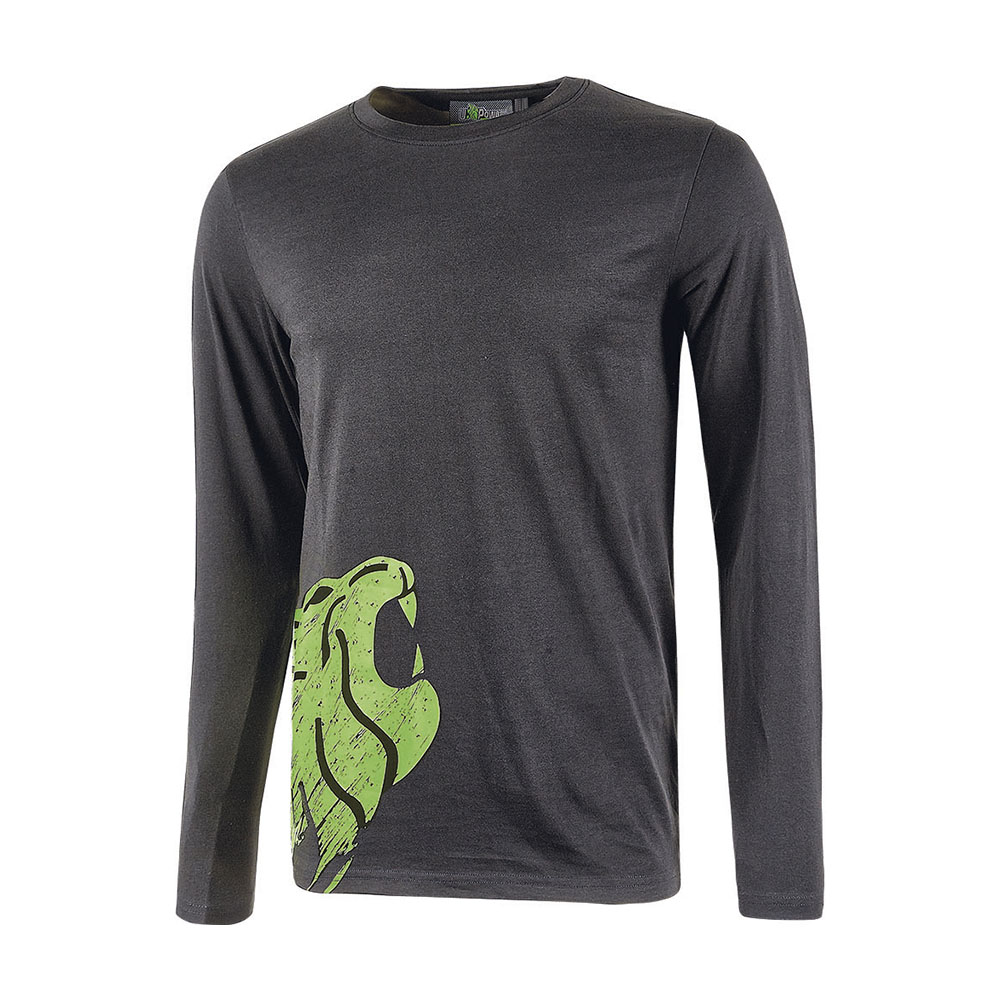 T-shirt maniche lunghe future alien asphalt grey u-power - taglia xl.