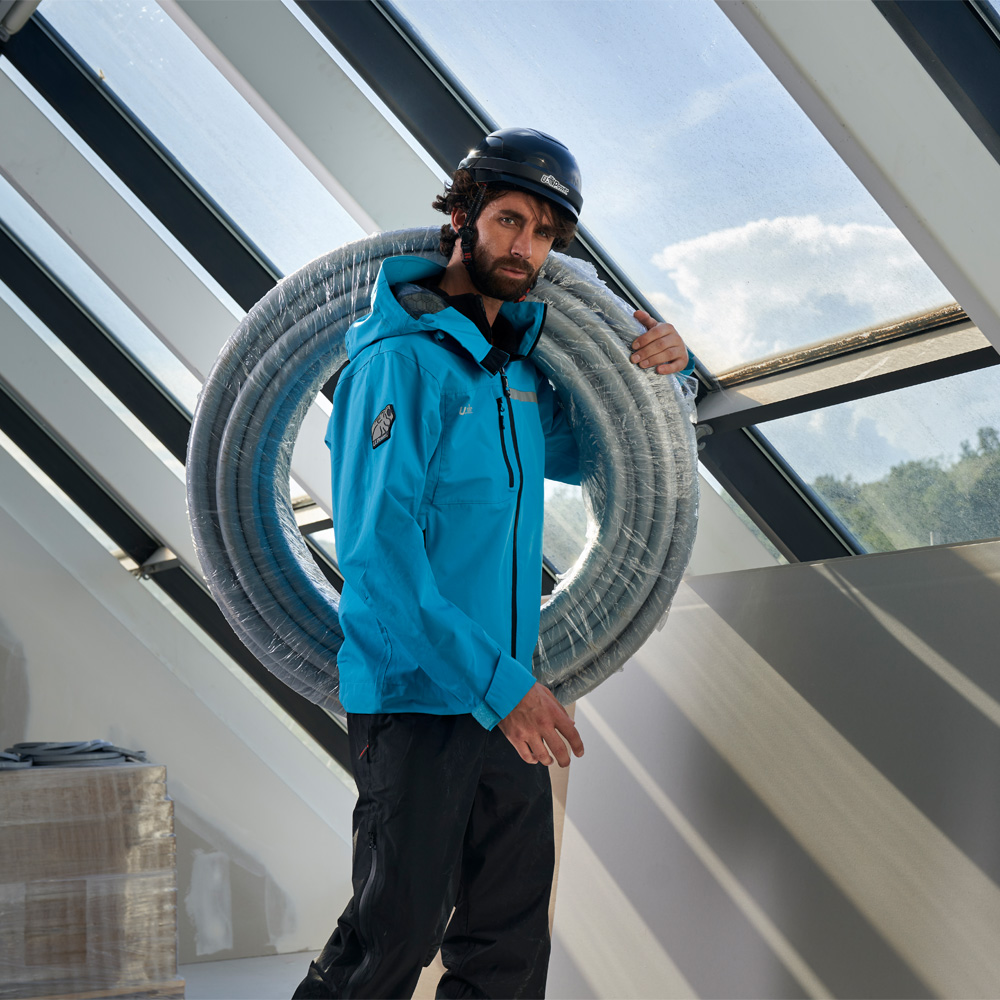 Giacca Antipioggia U-Supremacy Tutendo Green Water U-POWER - Taglia M