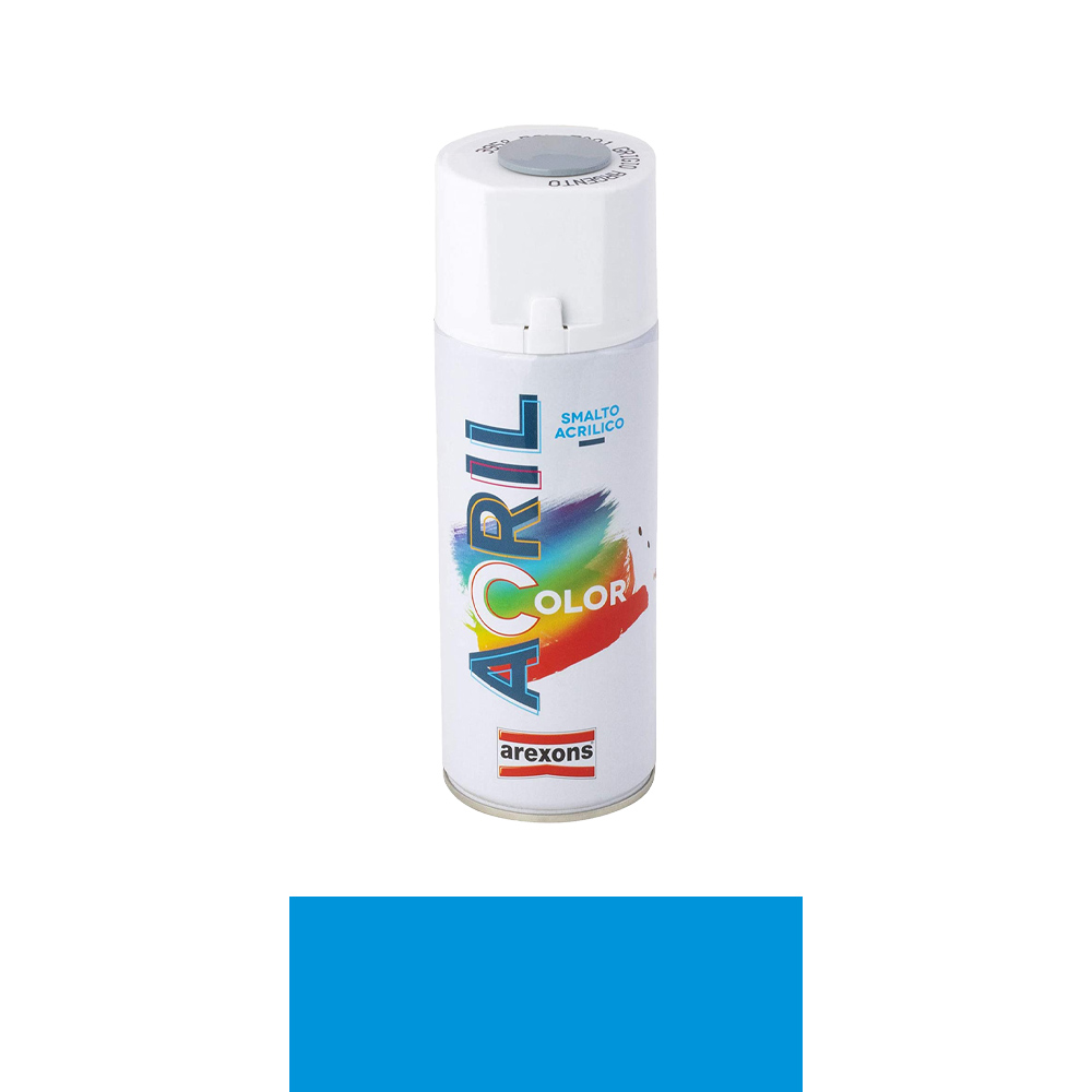 Smalto Spray Acril Color AREXONS 400 ml - Blu Chiaro RAL 5012