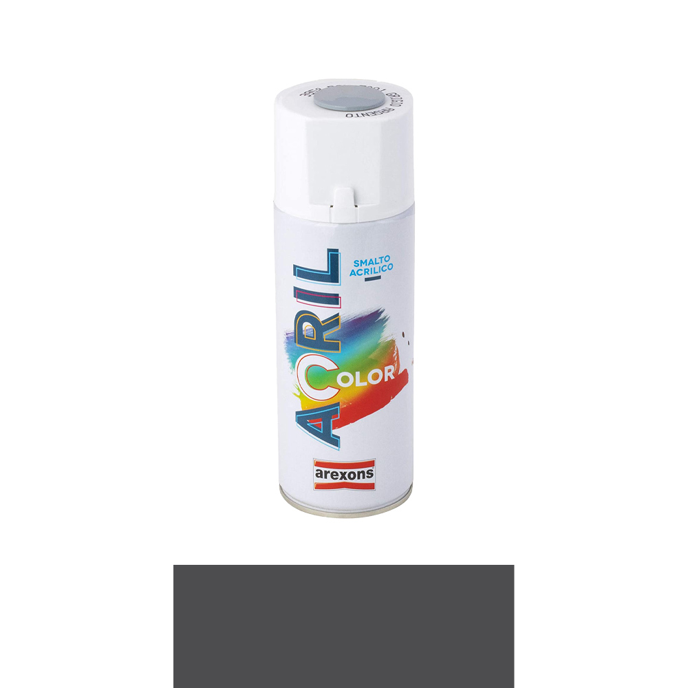 Smalto spray acril color arexons 400 ml - grigio argento ral 7016.