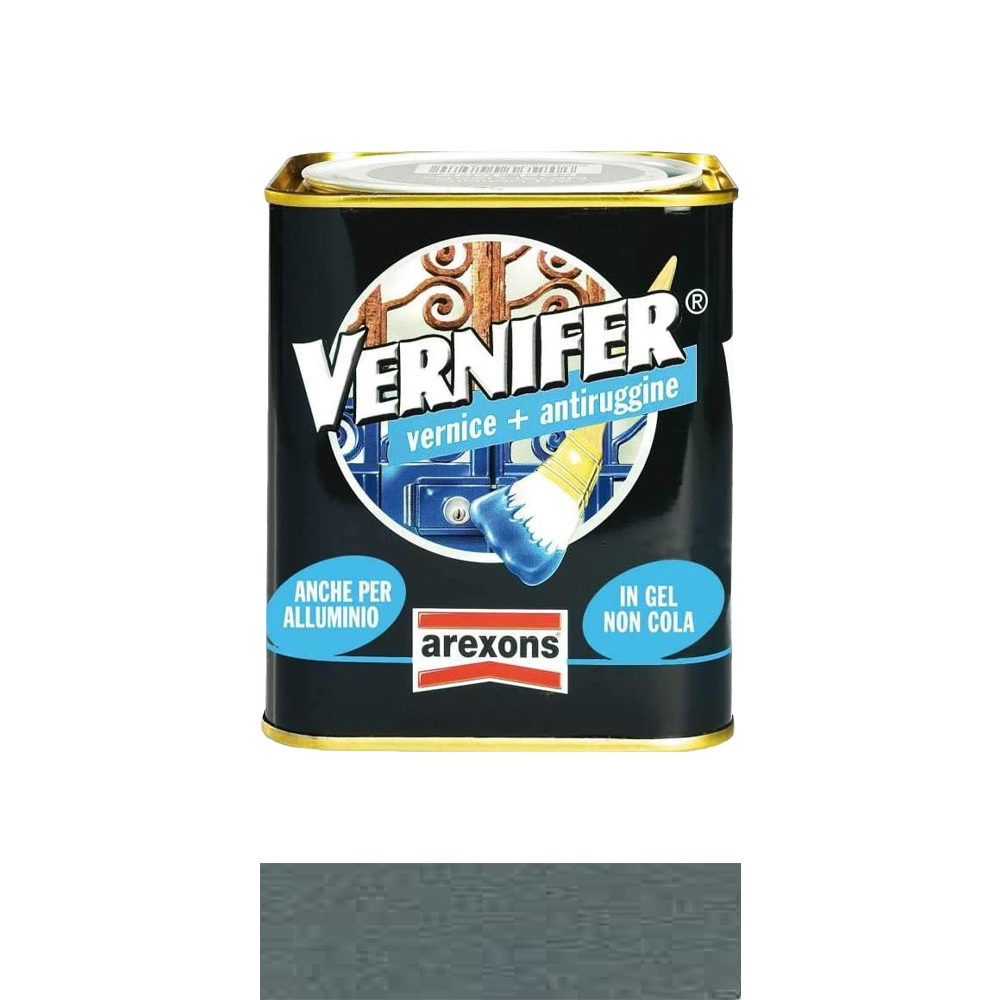 Smalto antiruggine vernifer gel 750 ml arexons - verde rinascimento antichizzato.