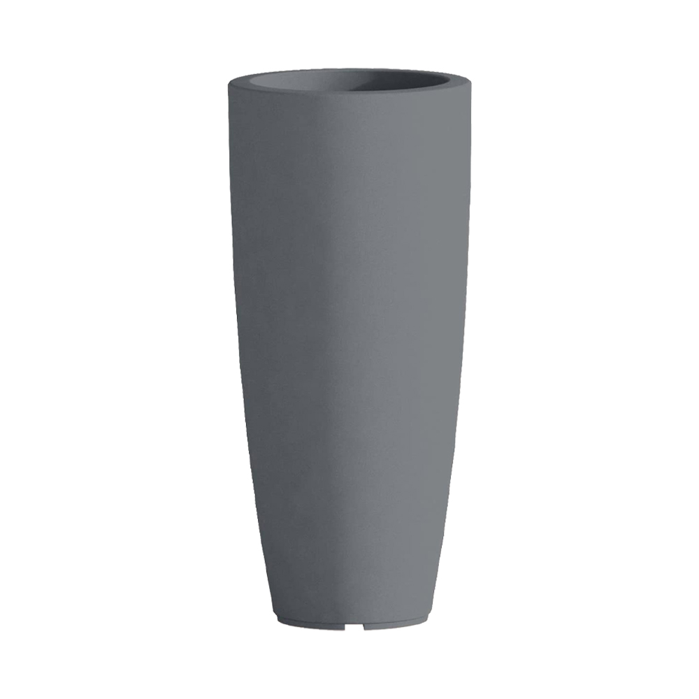 Vaso Quadro Stilo Round 33x70h cm FERLIVING - Grigio Pietra
