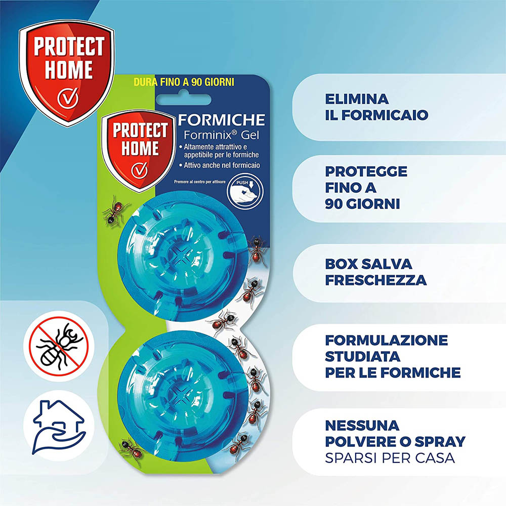 Trappola per Formiche Forminix Gel PROTECT HOME - 2 Pezzi