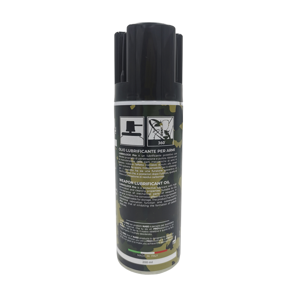 Lubrificante Olio Protettivo per Armi LUBRIGUN NA92 PRO 200 ml