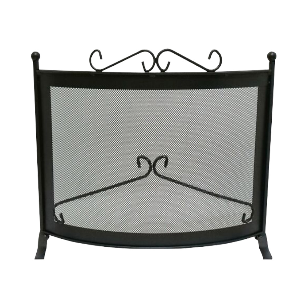 Parascintille per Camino Deco in Acciaio FERLIVING - 60x52h cm