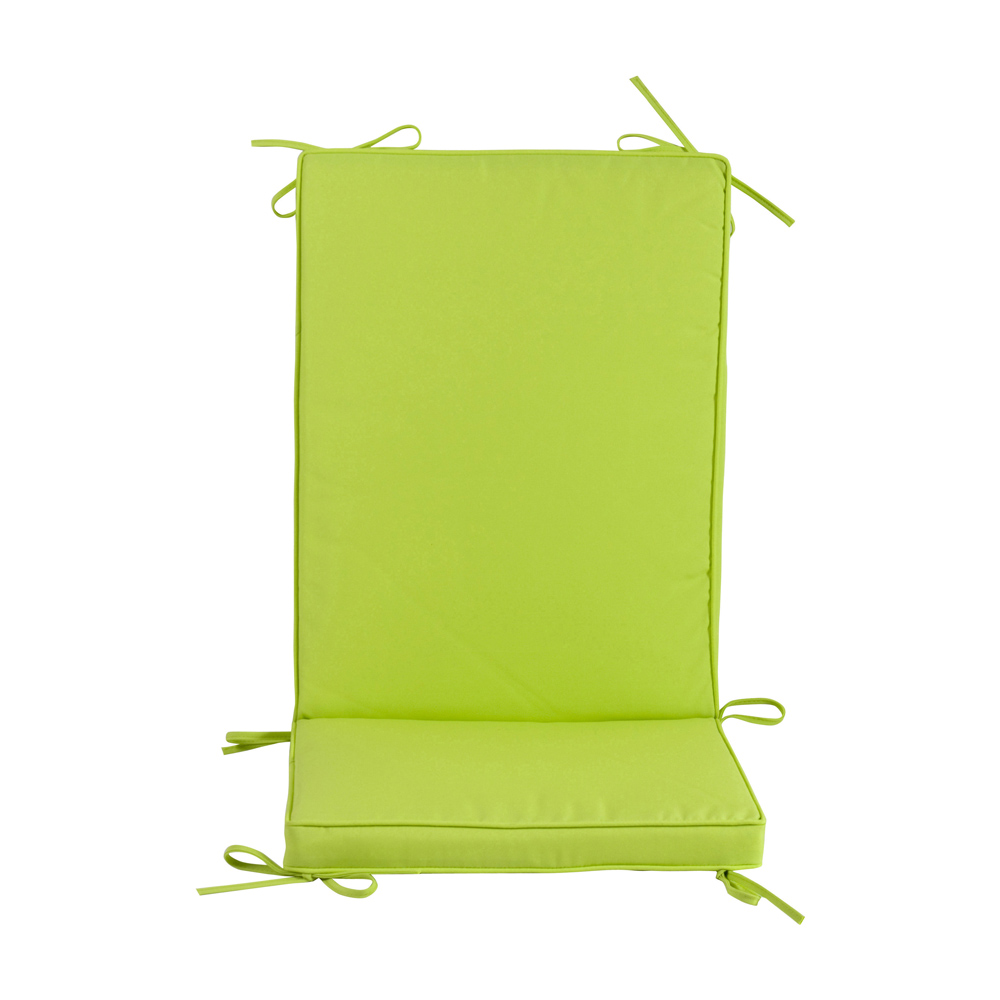 Cuscino per poltrona box verde mela ferliving - schienale medio 93x41x5 cm.