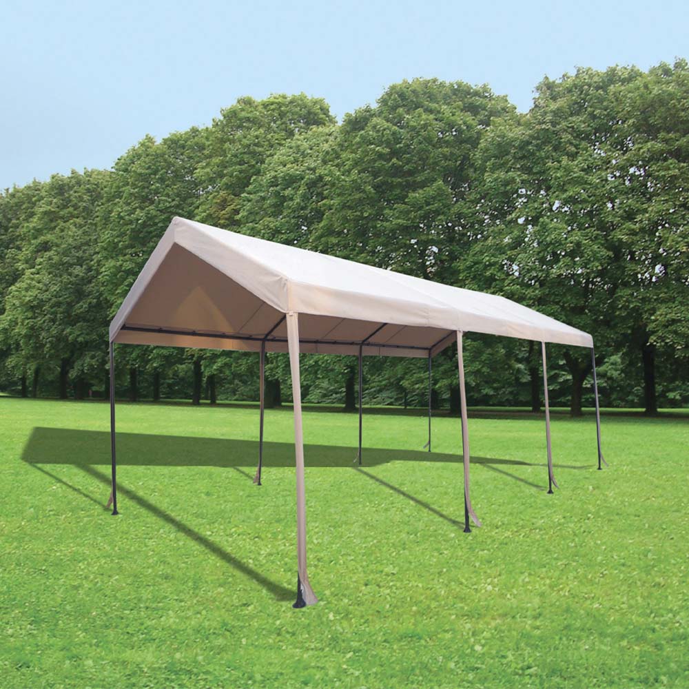 Gazebo in Acciaio Carpot Magnum 3x6 mt FERLIVING - Top Ecru