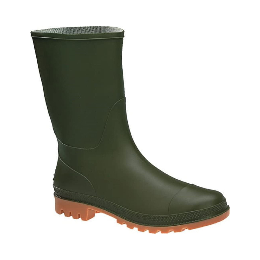 Stivali a Tronchetto in PVC Verde Taglia 39 FERWORK - Suola Carrarmato
