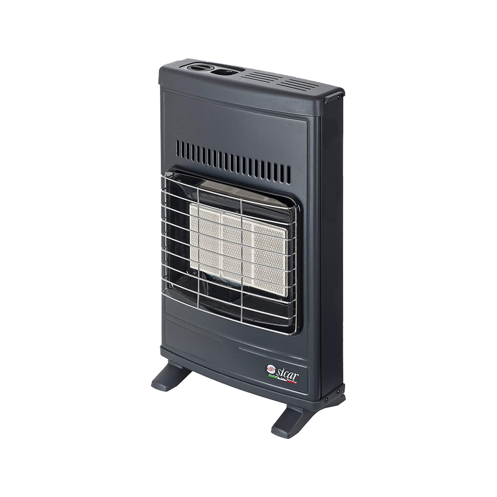 Stufa ad infrarossi ventilata a gas metano eco 42t sicar.