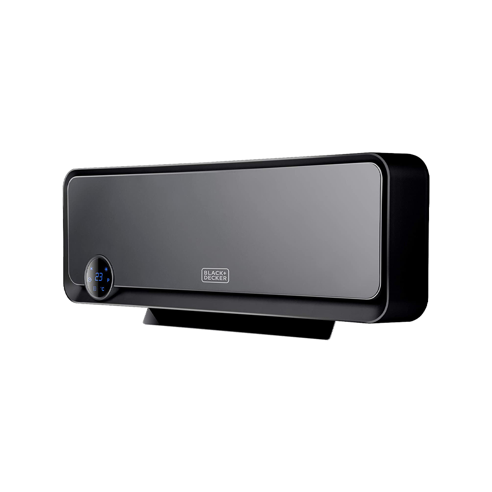 Termoventilatore ceramico black decker 2000w - telecomando e supporto a parete.