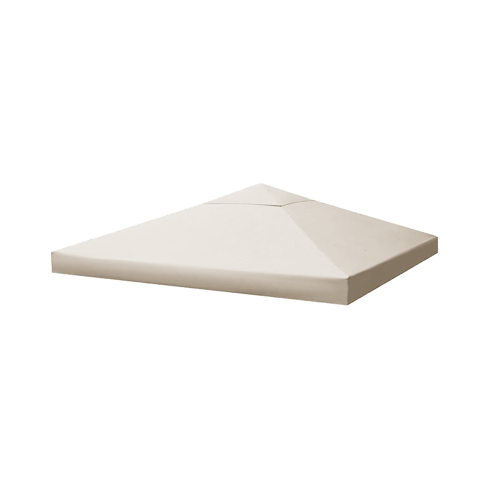 Top di ricambio per gazebo - poliestere beige - ferliving 3x3 mt.