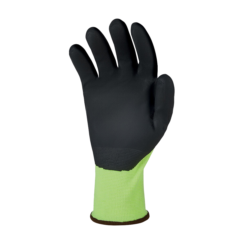 Guanti da Lavoro in Nitrile Flex Giallo Fluo U-POWER - Taglia 10