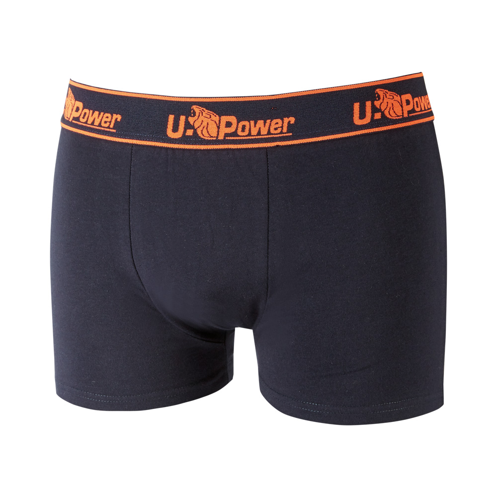 Boxer skin in cotone deep blue taglia m u-power - conf. 3 pz.