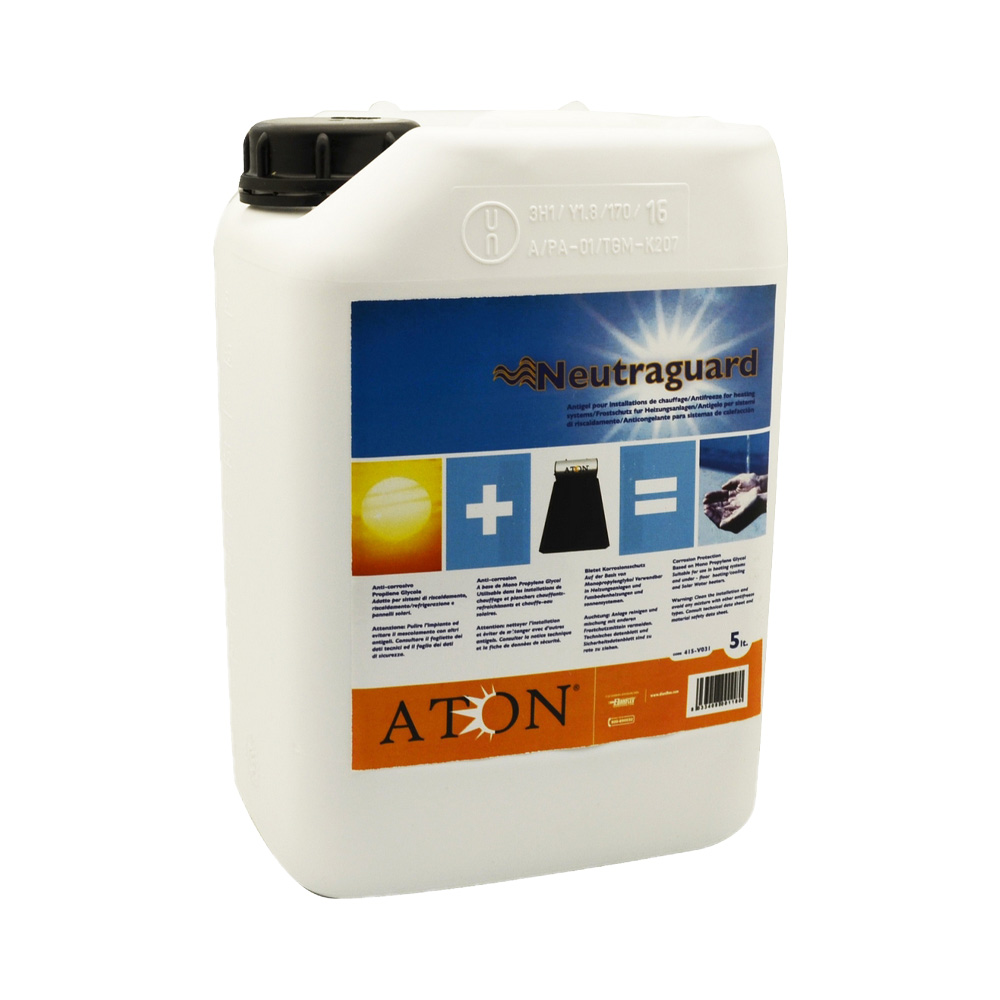 Liquido termovettore per impianto pannelli solari ferqlima 5 lt - blu.